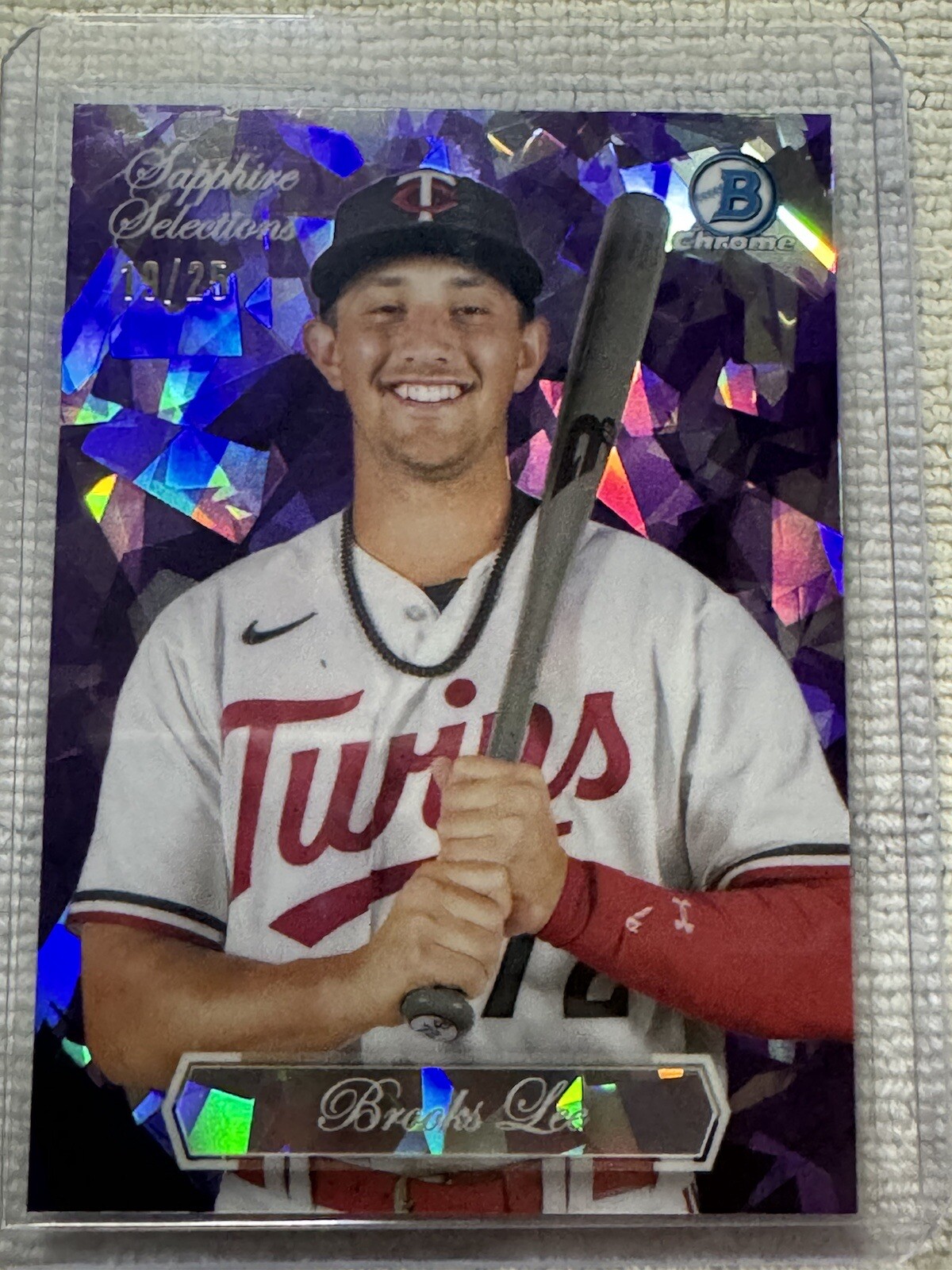 Brooks Lee 2023 Bowman Chrome Sapphire Selections - Purple /25 💎