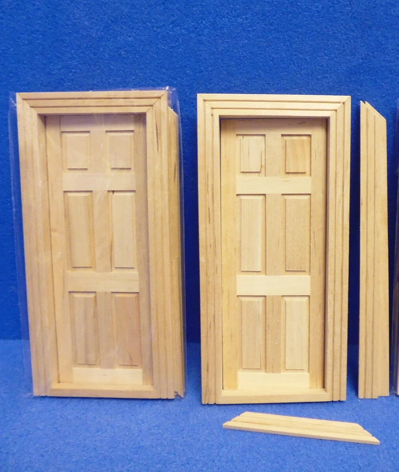 1/12 scale Dolls House Internal Doors   Pack of 2  TC60072 - Image 1 of 1