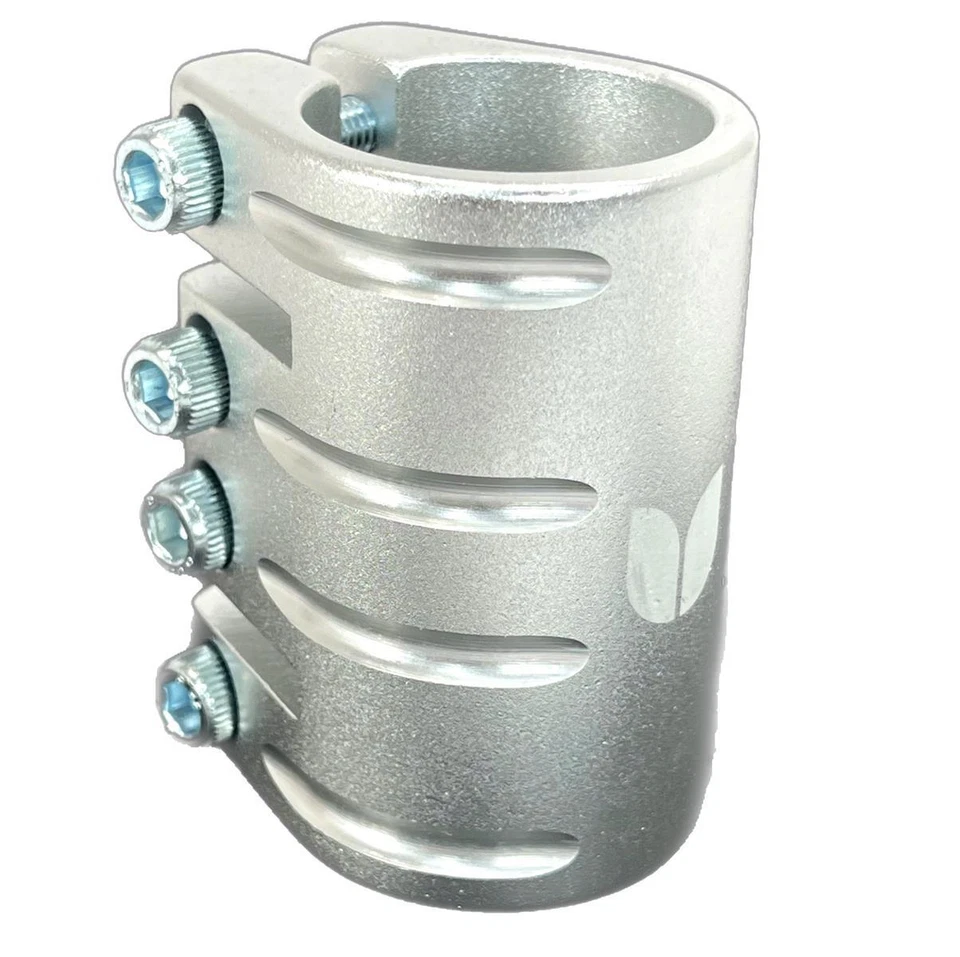 Blazer Pro Quad Scooter Stunt Trick Tret Motorino Morsetto Hic 35 Argento - Immagine 1 di 1