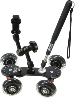 SK-22 Professional Skater Dolly - Rolling Slider for DLSR Cameras & Camcorders I - Image 1 of 4