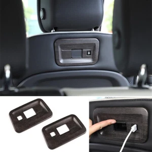 Oak Grain ABS Seat Back USB Panel Cover For Land Rover Discovery 5 LR5 2021-2022 - Picture 1 of 11