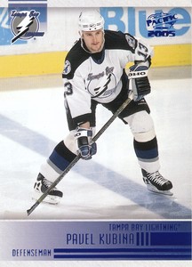 04-05 PACIFIC BLUE #238 PAVEL KUBINA 025/250 LIGHTNING *4555