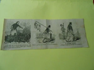 Caricature Vignettes 1848 - Les Rats Proudhon travesti - Foto 1 di 1