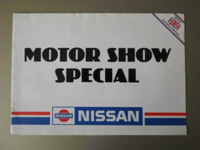 NISSAN RANGE 1984 UK Mkt Sales Brochure  Micra Cherry Stanza Silvia 300ZX Patrol - Image 1 of 4