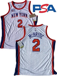 Miles “Deuce” McBride Signed 2024-2025 New York Knicks City Edition Jersey PSA - Picture 1 of 5