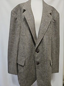 Vintage Pendleton Mens Blazer Sport Coat Casual Jacket Size 46 Tweed Wool - Picture 1 of 6