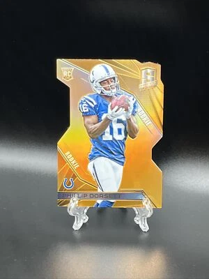 2015 Panini Spectra Phillip Dorsett #126 Neon Orange Die Cut Rookie Card #’D 1/1 - Image 1 of 3
