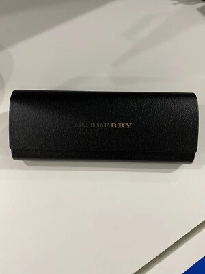 BURBERRY Hard Eyeglass Case Black Authentic With Box And POUCH - Image 1 of 3