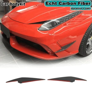 Carbon Front Flossen Flaps Splitter Canards Passt für Ferrari 458 Speciale 14-15 - Bild 1 von 11