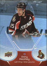 2009-10 McDonald's Upper Deck Senators Hockey Card #32 Dany Heatley