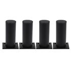  4 Pcs Space Aluminum Alloy Furniture Support Feet Adjustable Replacement