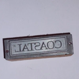Coastal Vintage Printing Letterpress Block - Picture 1 of 7