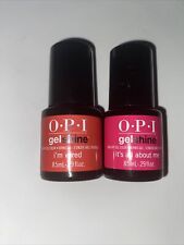 Opi Gelshine Soak Off Gel Nail Polish *2 Colors* Full Size .29oz/8.5ml Brand New