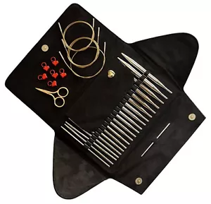 addi Click BASIC GOLD EDITION - Interchangeable Needle Set - Knitting Needles - Picture 1 of 7