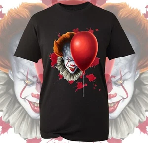 Pennywise T-shirt. Horror movie tshirt, It Clown graphic tee, Halloween Tshirt - Picture 1 of 11