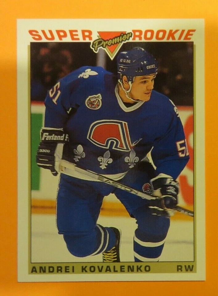 1993 Topps, Premier "Super Rookie" Quebec Nordiques - ANDREI KOVALENKO (RC) - Image 1 of 1