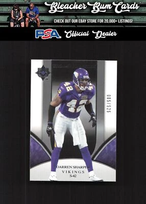 2006 Upper Deck Ultimate Collection 111 Darren Sharper #/525 - Image 1 of 2