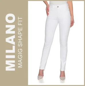 STOOKER MILANO | Blanco | Pantalones de mezclilla de 5 bolsillos para mujer | Ajuste Magic Shape - Imagen 1 de 6