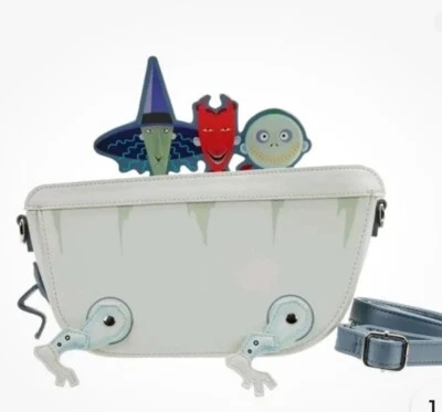 Loungefly Nightmare Before Christmas Lock Shock Barrel Bath Tub Crossbody Bag - Image 1 of 4