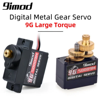 9imod S0009M 9g Metal Gear 1.4KG Digitaler Servomotor Lenkservo für 1:24 RC Auto - Bild 1 von 4