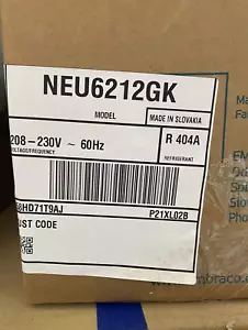 Embraco NEU6212GK Replacement Refrigeration Compressor 208-230 Volt MM1 - Picture 1 of 1