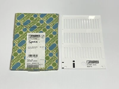 10 x Marcador de alambre Phoenix Contact US-WMT 30 mm x 4,2 mm 0828770 42 por hoja Foto 1 de 4