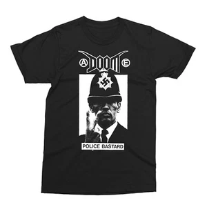 DOOM - 'Police Bastard' - CAMISETA - Punk, Crust, Grindcore, Reino Unido, Náuseas, Ent - Imagen 1 de 1