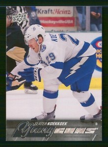 SLATER KOEKKOEK RC YOUNG GUNS 2015-16 UPPER DECK 15-16 NO 224       2369