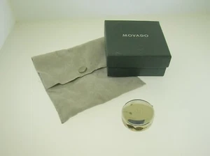 MOVADO VINTAGE STERLING SILVER PILL BOX IN EXCELLENT CONDITION - Picture 1 of 8