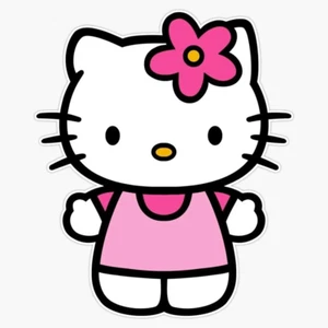3 Piezas Nuevo Lindo Hello Kitty Impermeable Vinilo Ventana Parachoques Laptop Calcomanía Adhesiva 5" - Imagen 1 de 2
