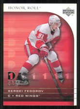 2001-02 Upper Deck Honor Roll Defense First #DF4 Sergei Fedorov