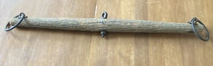 Vintage 35” Wooden Single Tree Yoke - Horse Hitch Cottage Farm Decor - Picture 1 of 6