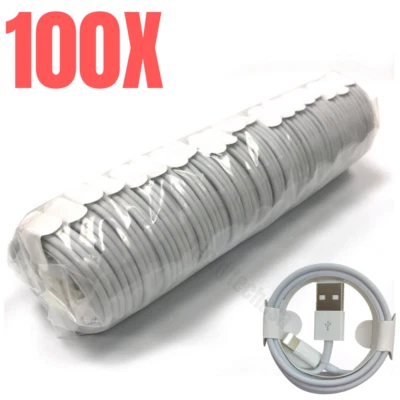 Venta al por mayor Cable Cargador Rápido USB a Granel 3 Pies 6Pies Para iPhone 11 Pro XR 8 7 Plus Lote Foto 1 de 4