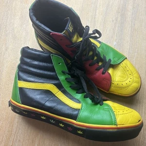 Vans Rasta 420 Hemp Weed High Top Sk8 Hi Era Syndicate Vault Very Rare - Picture 1 of 24
