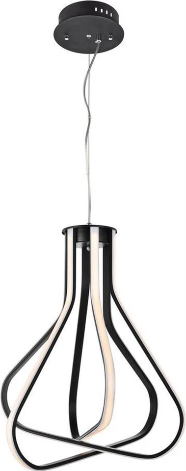 Dahlia Pendant Lamp in Black-Adjustable and UL-Listed - Image 1 of 1