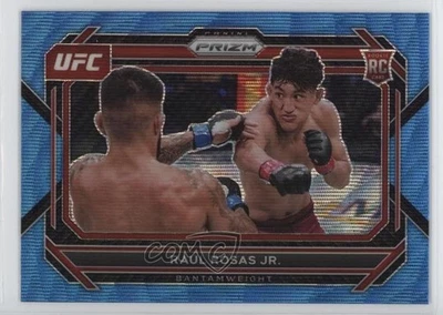2023 Panini Prizm UFC Blue Wave Prizm Raul Rosas Jr Raul Rosas #8 Rookie RC - Image 1 of 2