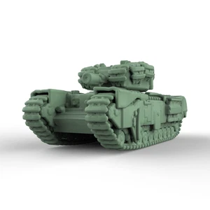 SSMODEL 1/350 Military Model Kit British Churchill AVRE Crocodile Infantry Tank - Bild 1 von 4