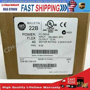 Allen-Bradley 22B-B012N104 PowerFlex 40 Series AC Driver US Free Tax - Picture 1 of 5