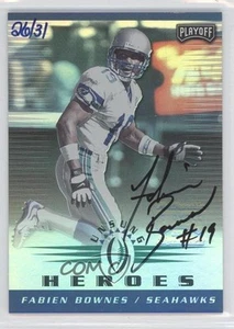 2002 Playoff Prime Signatures Honor Roll Buyback /31 Fabien Bownes #FB01 Auto - Picture 1 of 3