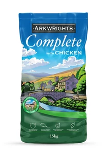 Arkwrights Complete Dry Dog Food 15kg with Chicken Sporting & Working Dogs - Picture 1 of 7