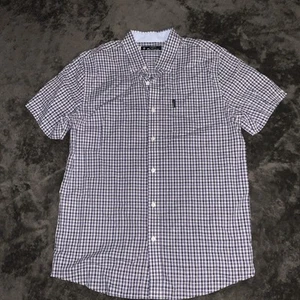 Ben Sherman Shirt Mens Large Short Sleeve Slim Fit SoHo 100% Cotton New - Picture 1 of 5