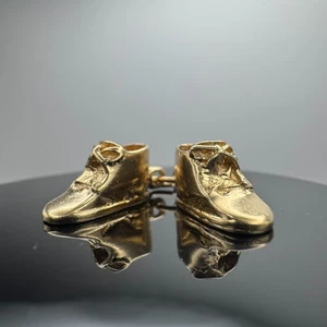 Dije/colgante de zapatos de oro macizo de 14k / 3,51 gramos / 5,29 mm de ancho - Imagen 1 de 11