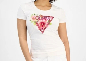 NWT. Guess Triangle Beads Tee         - Picture 1 of 2