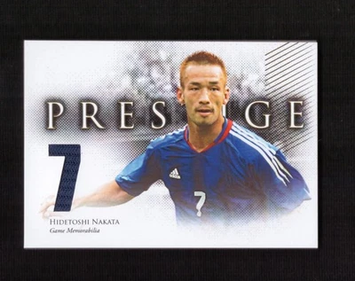 2022 Futera Unique Hidetoshi Nakata Prestige Jersey Patch Relic 11/26 Japan - Image 1 of 2