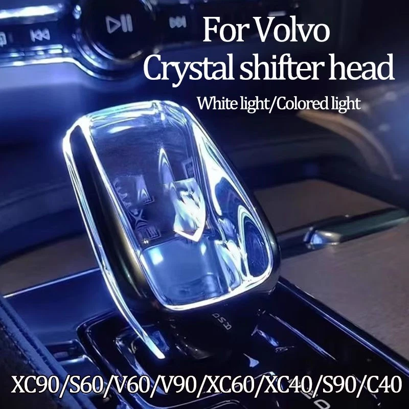 Crystal Gear Lever Shift Knob Hand For Volvo XC60 XC90 V60 V90 S60 S90 XC40 C40 - Image 1 of 4