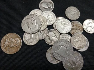 90% Junk Silver Coins $1 Face Value - Mixed Coins Circulated - Picture 1 of 2
