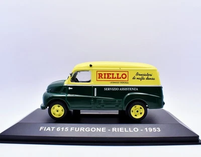 modellino auto furgone scala 1:43 FIAT 615 RIELLO modellismo collezione epoca - Immagine 1 di 4