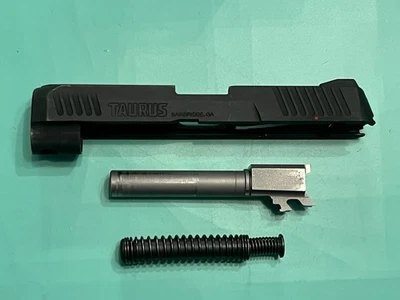 USED OEM TAURUS G3 COMPLETE SLIDE BARREL GUIDE ROD RECOIL SPRING BLACK *READ - Image 1 of 4