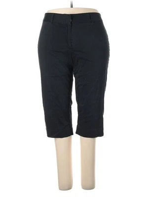Apostrophe Women Black Casual Pants 18 Plus - Image 1 of 2