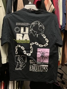 Men’s Lira Black Graphic Tee Size Medium - Picture 1 of 3